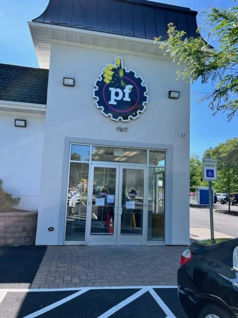 professional gym and fitness center painting in philadelphia